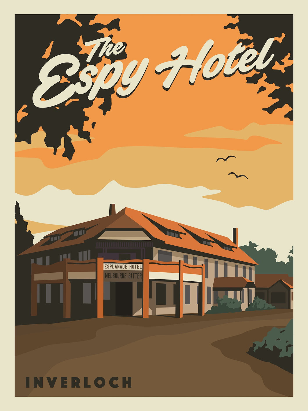 01 Vintage Espy Hotel Print