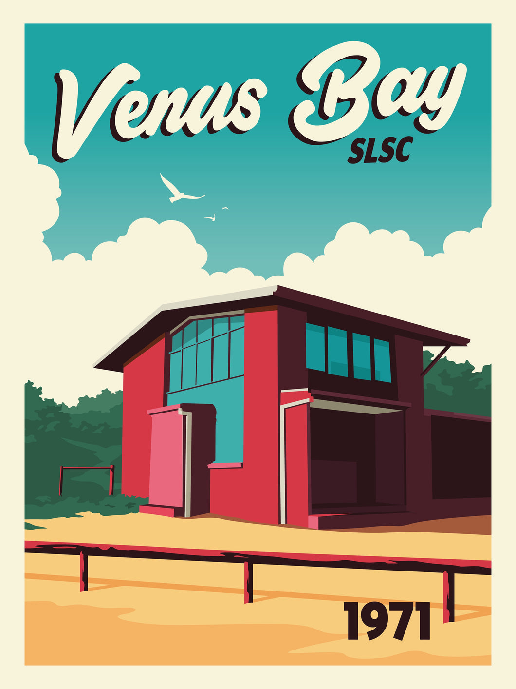 1971 Vintage Clubhouse Print